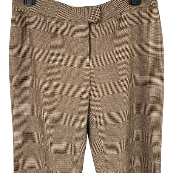 Rag & Bone pants Rebecca Glen plaid wool brown size 2 - Picture 3 of 7